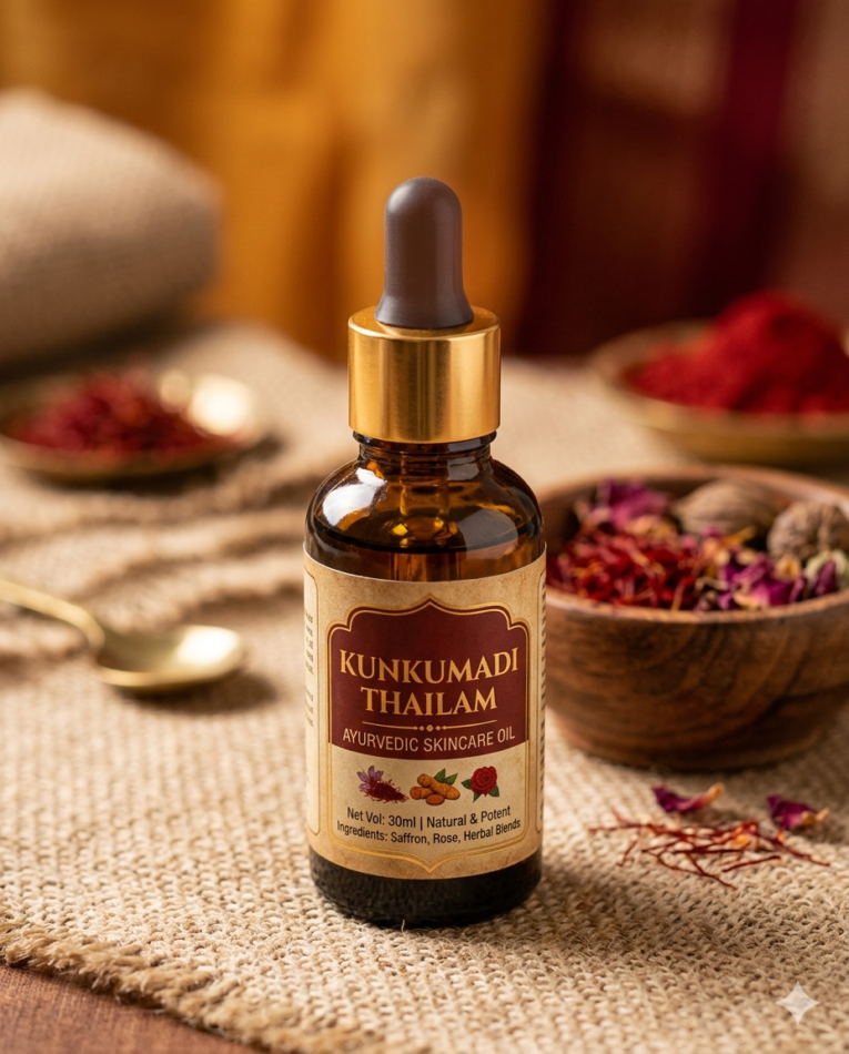 kunkumadi thailam natural ayurvedic face oil
